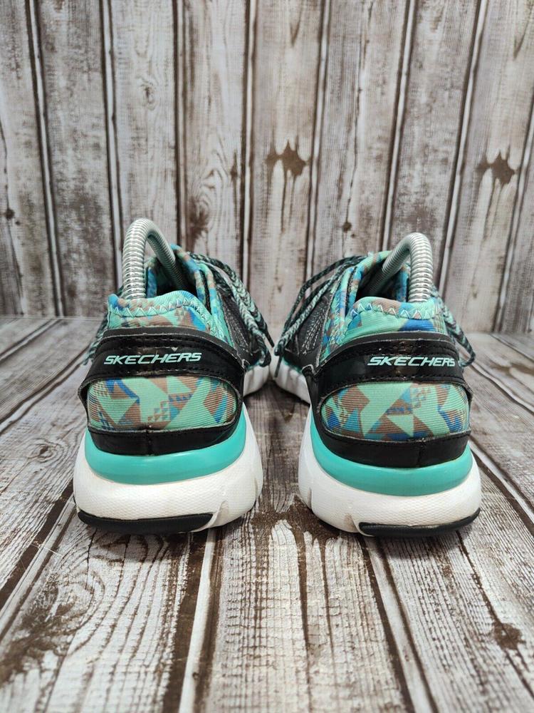 Skechers Skech Flex Ultimate Women's Size 9.5 Running Shoes Teal 12126 - Picture 5 of 12